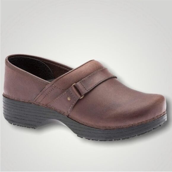Abeo Eve Neutral BIO System Leather Clogs 9.5N B37 - Picture 1 of 9